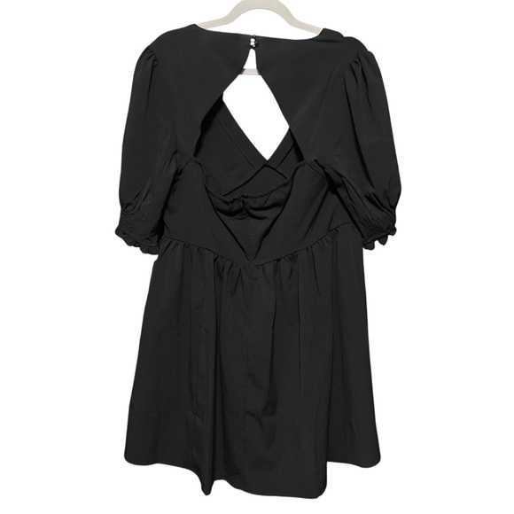 Disturbia Black Divination Textured Mini Dress Size 10 Goth Gothic whimsical - Picture 2 of 16